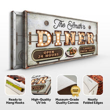 Load image into Gallery viewer, Personalized Vintage Diner Sign