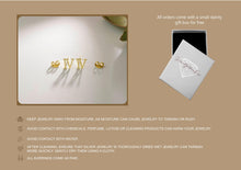 Load image into Gallery viewer, Personalized Dangle Earrings - Custom Two Letters Design for Women