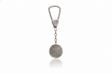 Load image into Gallery viewer, Fingerprint Keychain - Personalized 925 Sterling Silver Memorial Gift