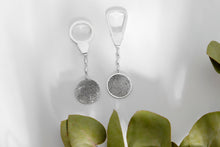 Load image into Gallery viewer, Fingerprint Keychain - Personalized 925 Sterling Silver Memorial Gift
