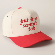 Load image into Gallery viewer, Put It On Santa's Tab Trucker Hat