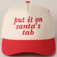 Load image into Gallery viewer, Put It On Santa's Tab Trucker Hat