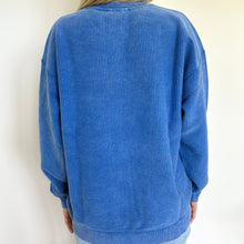 Load image into Gallery viewer, Royal Oversized Corded Crew