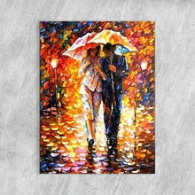 Load image into Gallery viewer, Canvas Print: "Rainy Romance"