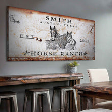 Load image into Gallery viewer, Rustic Horse Ranch Sign III