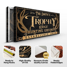 Load image into Gallery viewer, Personalized Family Antler Sign III