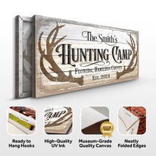 Load image into Gallery viewer, Hunting Camp Family Sign