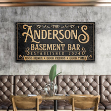 Load image into Gallery viewer, Custom Basement Bar Sign III