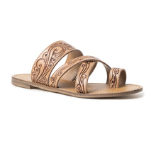 Load image into Gallery viewer, Delia Ridge Sandals In Brown