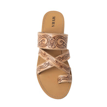 Load image into Gallery viewer, Delia Ridge Sandals In Brown