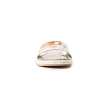 Load image into Gallery viewer, Running Pony Sandals In Brown &amp; White Hairon