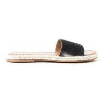 Load image into Gallery viewer, Running Pony Sandals In Black &amp; White Hairon