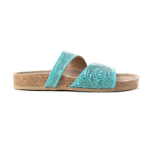 Load image into Gallery viewer, Westward Wind Sandals In Turquoise