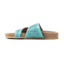 Load image into Gallery viewer, Westward Wind Sandals In Turquoise