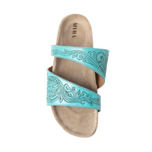 Load image into Gallery viewer, Westward Wind Sandals In Turquoise