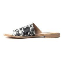 Load image into Gallery viewer, Myra Kimmee Trail Hairon Leather Sandals for Women â€“ Open-Toe Flat Slide for Ranch &amp; Summer Wear