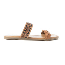 Load image into Gallery viewer, Diamond Ridge Sandals In Black and Brown