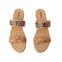 Load image into Gallery viewer, Diamond Ridge Sandals In Black and Brown