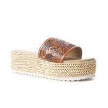 Load image into Gallery viewer, Gloriana Canyon Platform Sandals In Natural