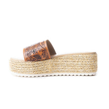 Load image into Gallery viewer, Gloriana Canyon Platform Sandals In Natural