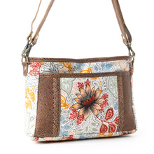 Load image into Gallery viewer, Myra MesaTrail Dahlia Floral Printed Canvas Sling Bag Lightweight Casual Crossbody Bag for Women