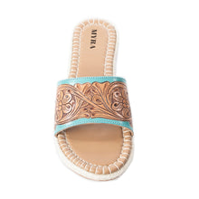 Load image into Gallery viewer, Horizon Creek Slides In Turquoise