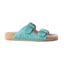 Load image into Gallery viewer, Wildlfower Wanderer Sandals In Turquoise