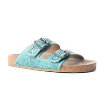 Load image into Gallery viewer, Wildlfower Wanderer Sandals In Turquoise