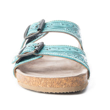 Load image into Gallery viewer, Wildlfower Wanderer Sandals In Turquoise