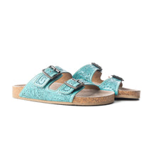 Load image into Gallery viewer, Wildlfower Wanderer Sandals In Turquoise