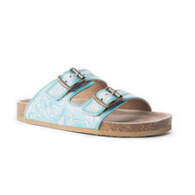 Load image into Gallery viewer, Turquoise Trail Birks In Turquoise &amp; White