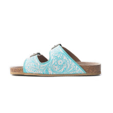 Load image into Gallery viewer, Turquoise Trail Birks In Turquoise &amp; White