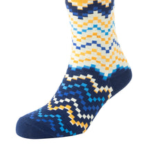 Load image into Gallery viewer, Jade Valley Pixie Socks In Blue &amp; Yellow
