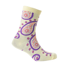 Load image into Gallery viewer, Sunshine Swirl Suzie Socks In Cream