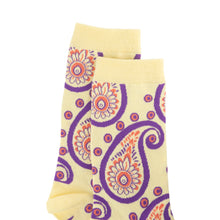 Load image into Gallery viewer, Sunshine Swirl Suzie Socks In Cream