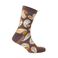 Load image into Gallery viewer, Sunshine Swirl Suzie Socks In Brown
