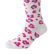 Load image into Gallery viewer, Candy Leopard Lacy Socks In Light Pink