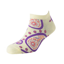 Load image into Gallery viewer, Sunshine Swirl Suzie Ankle Socks In Cream