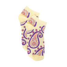 Load image into Gallery viewer, Sunshine Swirl Suzie Ankle Socks In Cream