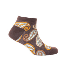 Load image into Gallery viewer, Sunshine Swirl Suzie Ankle Socks In Brown