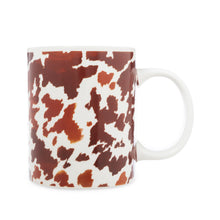 Load image into Gallery viewer, Sippinâ€™ in the South Ceramic Mug in Brown Leapard Print