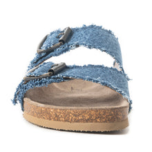 Load image into Gallery viewer, Blue Ridge Denim Sandals in Dusty Indigo