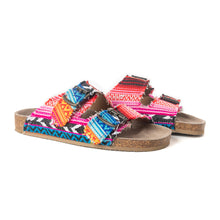 Load image into Gallery viewer, Ridge Denim Sandals in Multicolor