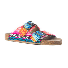 Load image into Gallery viewer, Ridge Denim Sandals in Multicolor