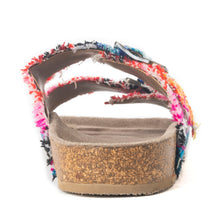 Load image into Gallery viewer, Ridge Denim Sandals in Multicolor