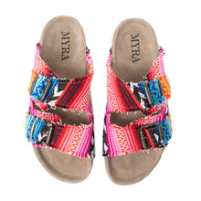 Load image into Gallery viewer, Ridge Denim Sandals in Multicolor