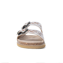 Load image into Gallery viewer, Myra Marlowe Western Handtooled Leather Sandals in Ivory Bloom