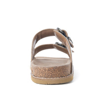 Load image into Gallery viewer, Myra Marlowe Western Handtooled Leather Sandals in Ivory Bloom