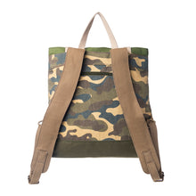 Load image into Gallery viewer, Myra Ranger’s Day Backpack in Woodland Camo Green