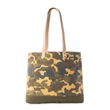 Load image into Gallery viewer, Myra Ranger’s Day Tote Bag in Jungle Camo Green